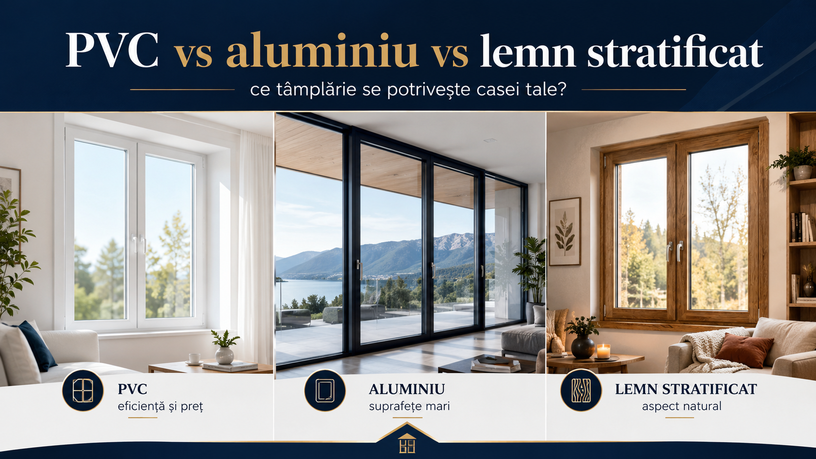 PVC vs aluminium vs bois stafeté : quelle menuiserie convient à votre maison (comparaison honnête)