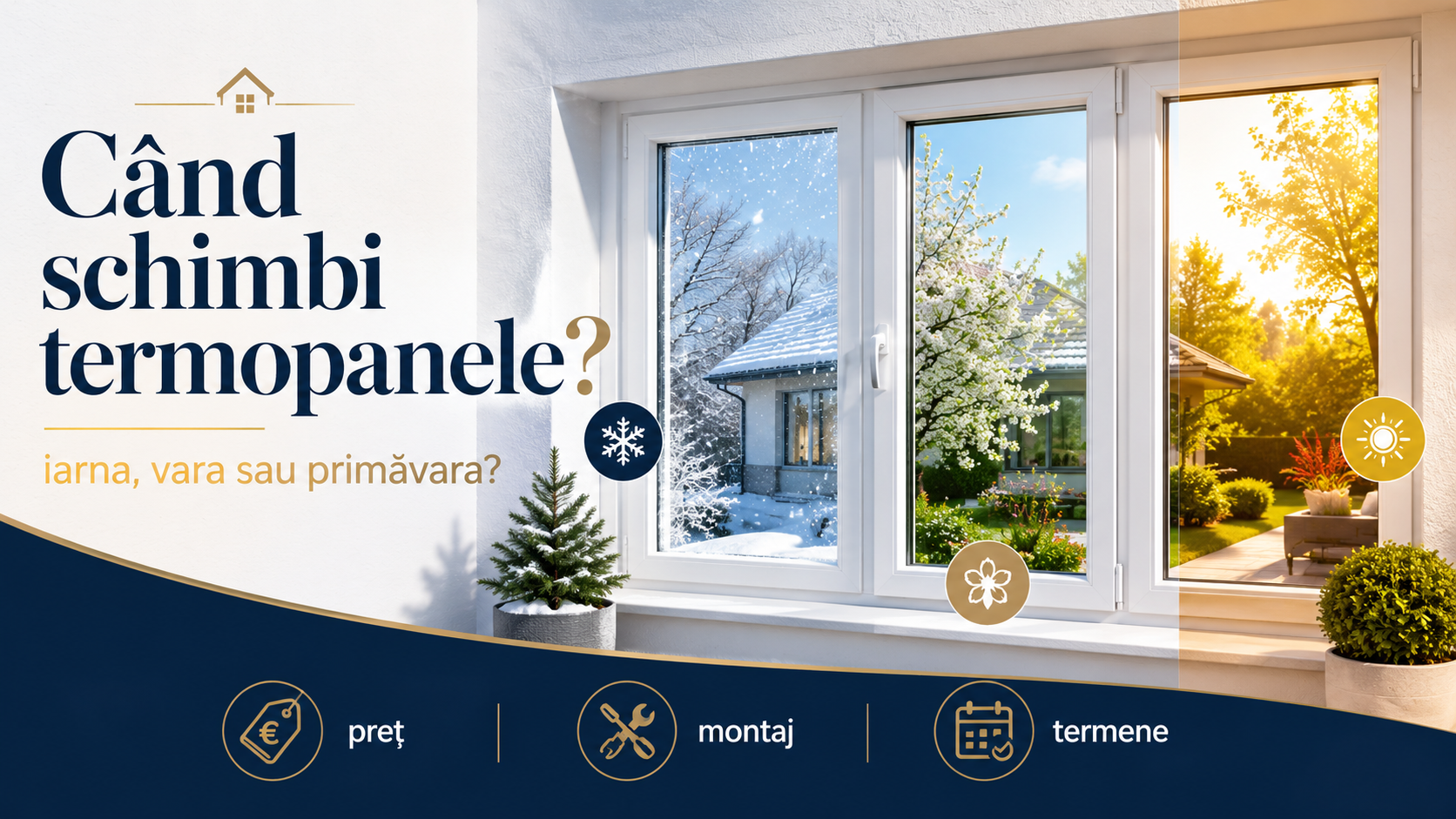 Quel est le meilleur moment de l’année pour changer vos thermopanes : hiver, été ou printemps ?
